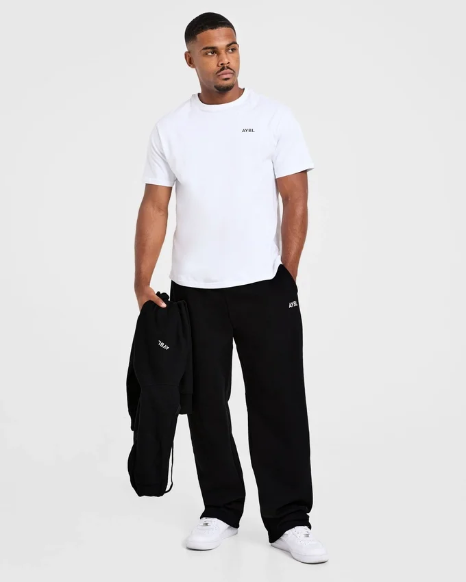 Essential oversized joggingbroek met rechte pijpen