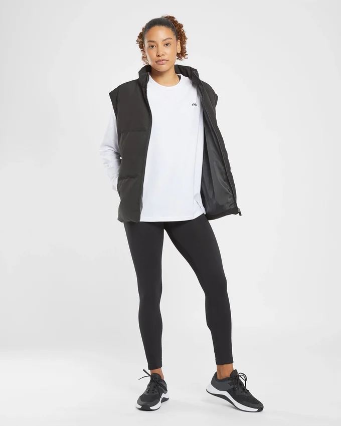 Essential oversized T-shirt met lange mouwen