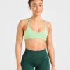 Essential sportbeha met bandjes