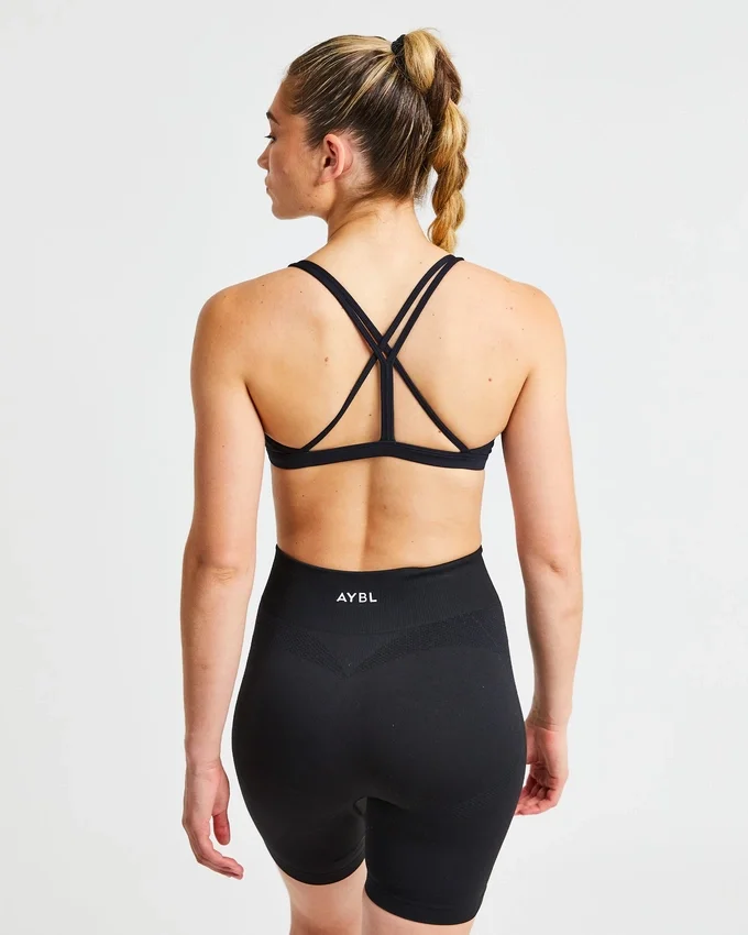 Essential sportbeha met bandjes