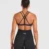 Essential sportbeha met bandjes