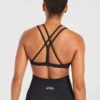 Essential sportbeha met bandjes