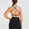 Essential sportbeha met gekruiste bandjes