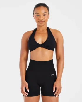 Essential sportbeha met halternek