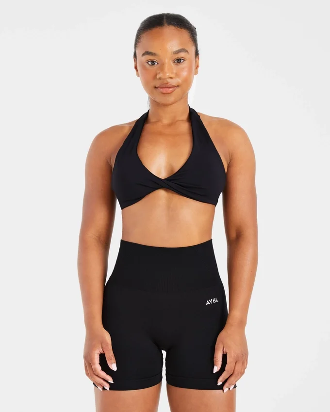 Essential sportbeha met halternek