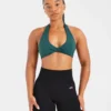 Essential sportbeha met halternek