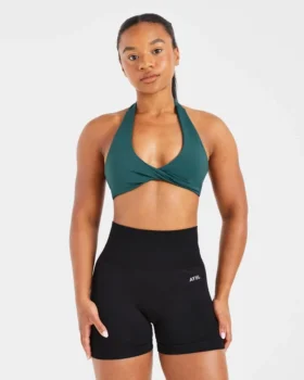 Essential sportbeha met halternek