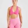 Essential sportbeha met halternek