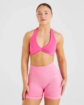Essential sportbeha met halternek
