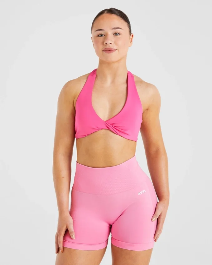 Essential sportbeha met halternek