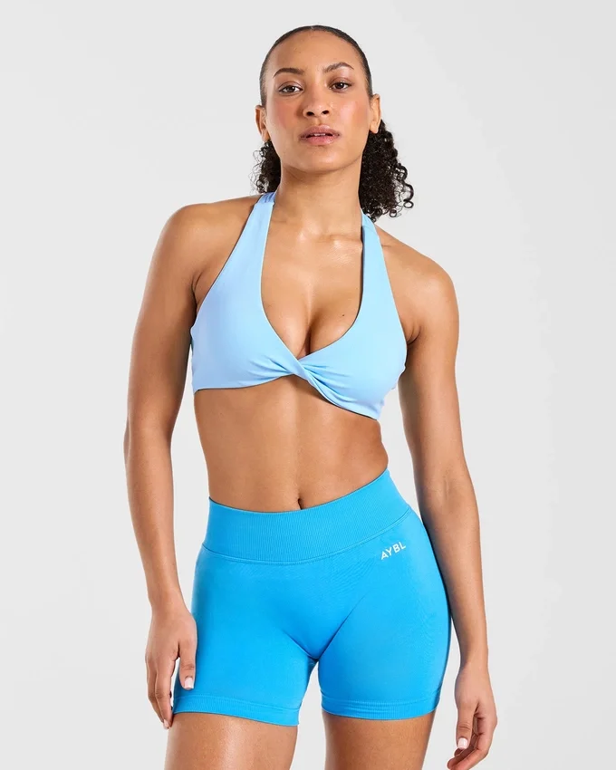 Essential sportbeha met halternek