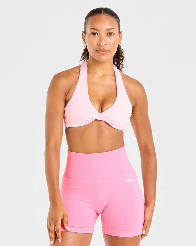 Essential sportbeha met halternek