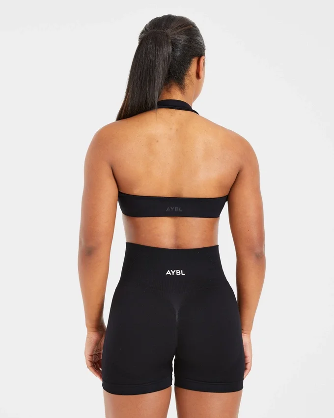 Essential sportbeha met halternek