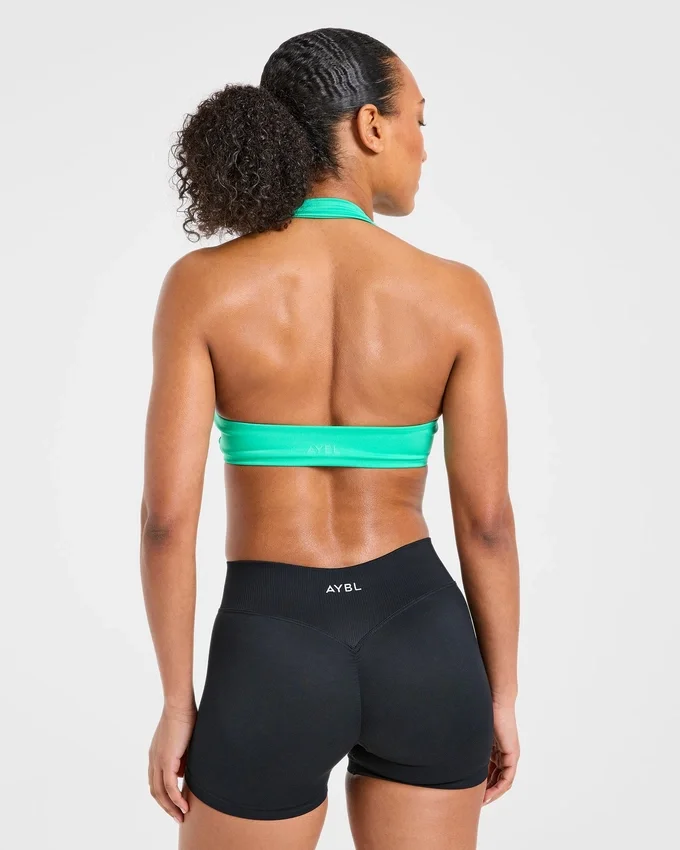 Essential sportbeha met halternek