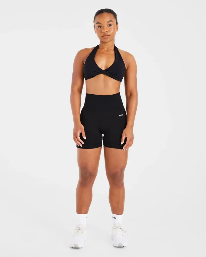 Essential sportbeha met halternek