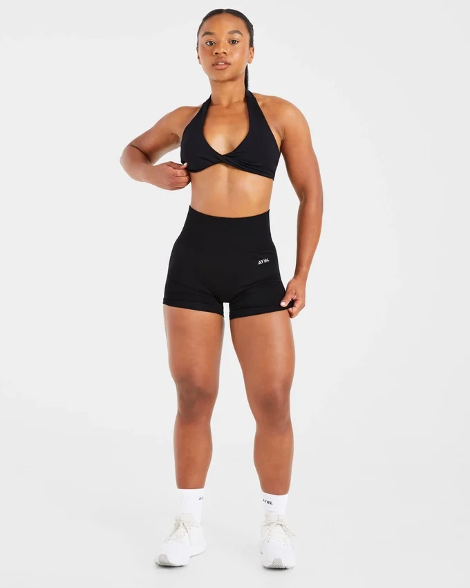 Essential sportbeha met halternek