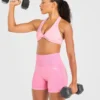 Essential sportbeha met halternek