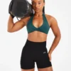 Essential sportbeha met halternek