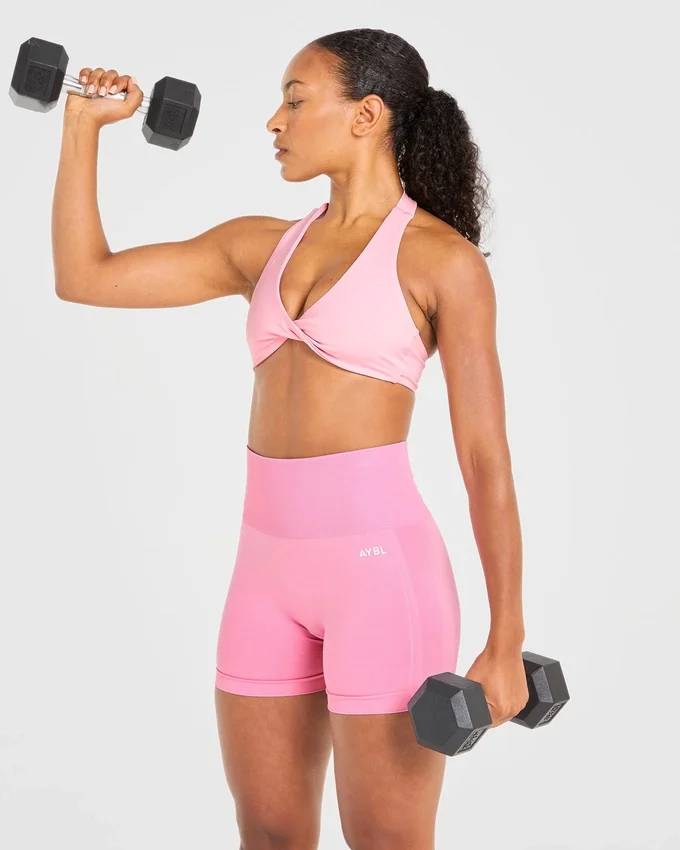 Essential sportbeha met halternek