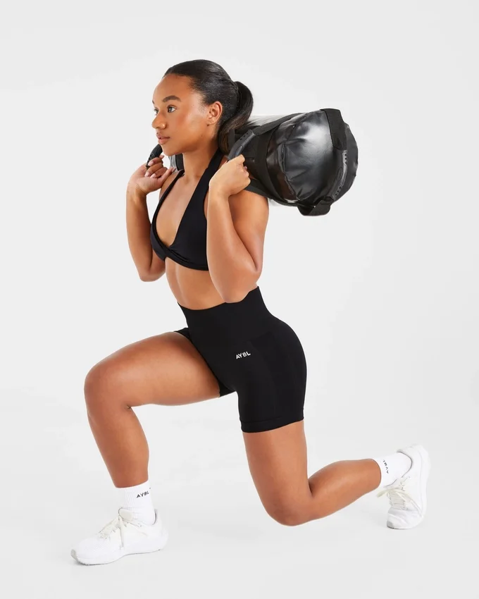 Essential sportbeha met halternek