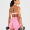Essential sportbeha met halternek