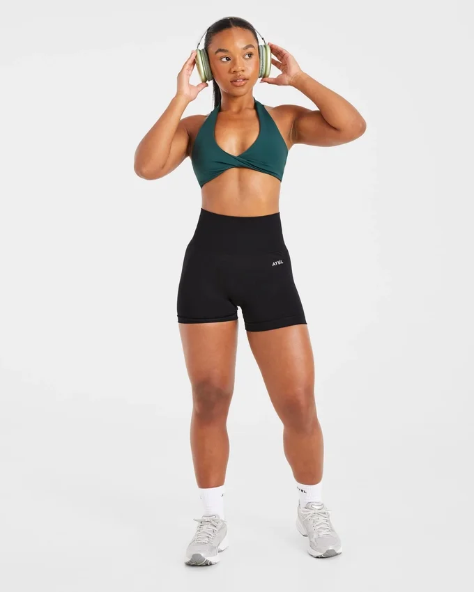 Essential sportbeha met halternek