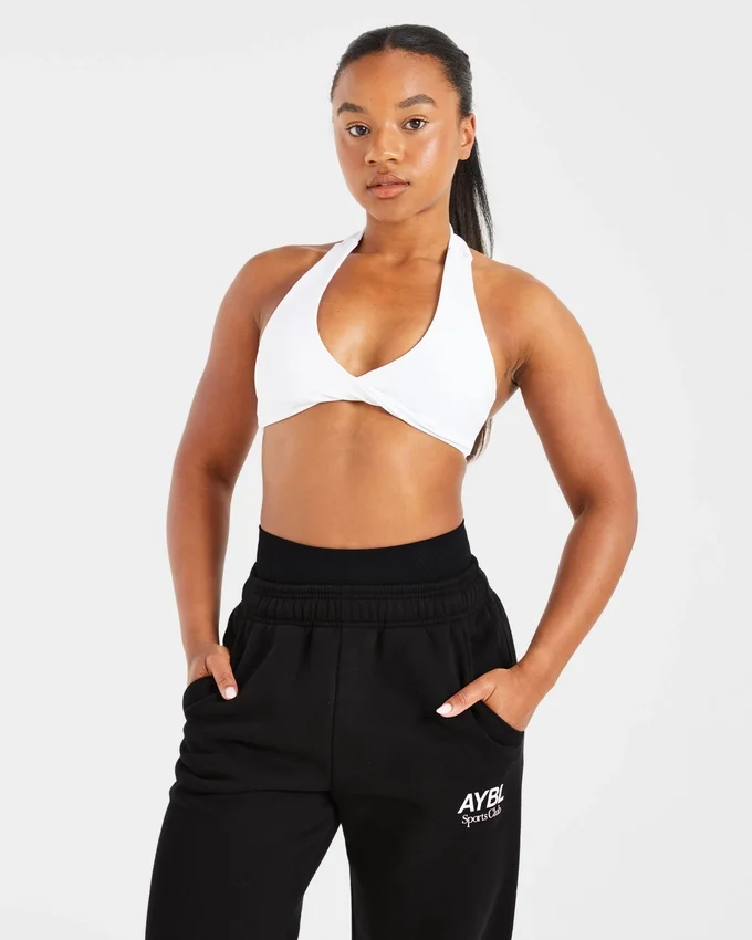 Essential sportbeha met halternek