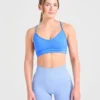 Essential sportbeha met ruches