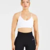 Essential sportbeha met ruches