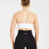 Essential sportbeha met ruches