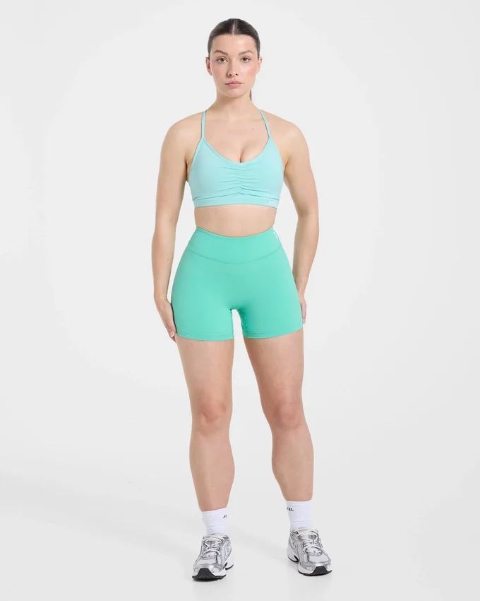 Essential sportbeha met ruches