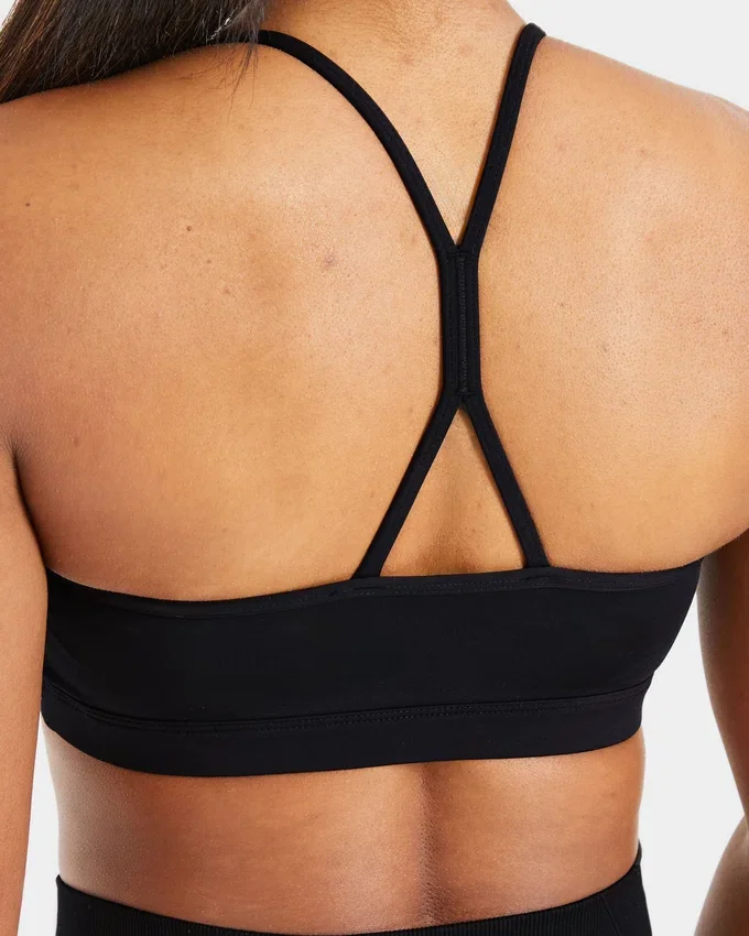 Essential sportbeha met ruches