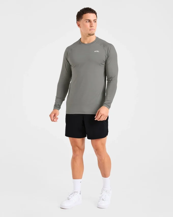 Essential T-shirt met lange mouwen