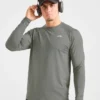 Essential T-shirt met lange mouwen