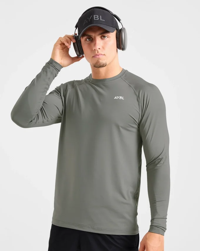 Essential T-shirt met lange mouwen