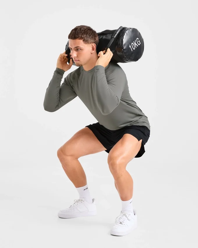 Essential T-shirt met lange mouwen