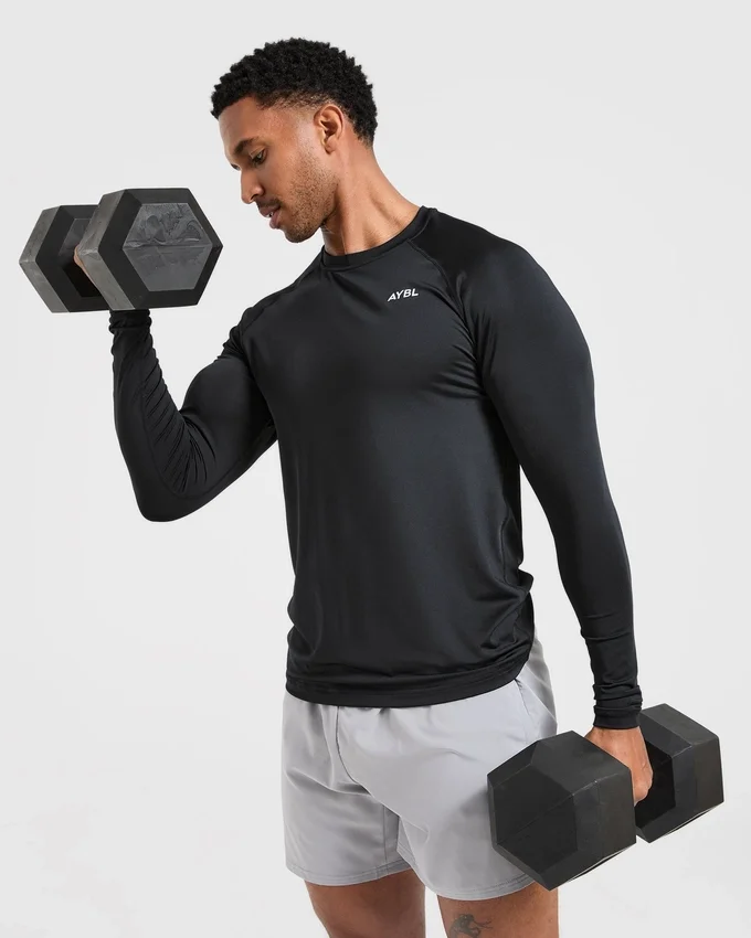 Essential T-shirt met lange mouwen