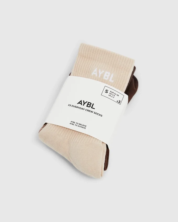 Everyday Crew Socks (3 Pack)