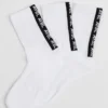 Everyday Crew-sokken met streep aan de achterkant (3-pack)