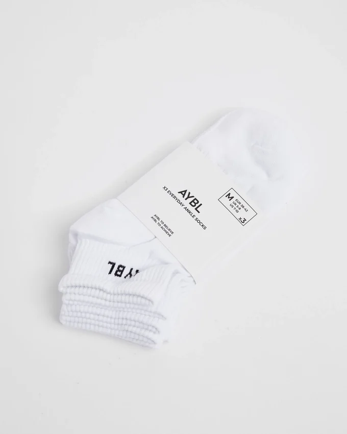 Everyday enkelsokken (3-pack)