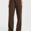 Form joggingbroek met rechte pijpen