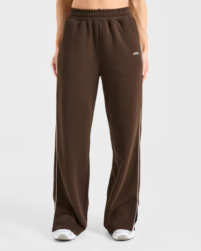 Form joggingbroek met rechte pijpen