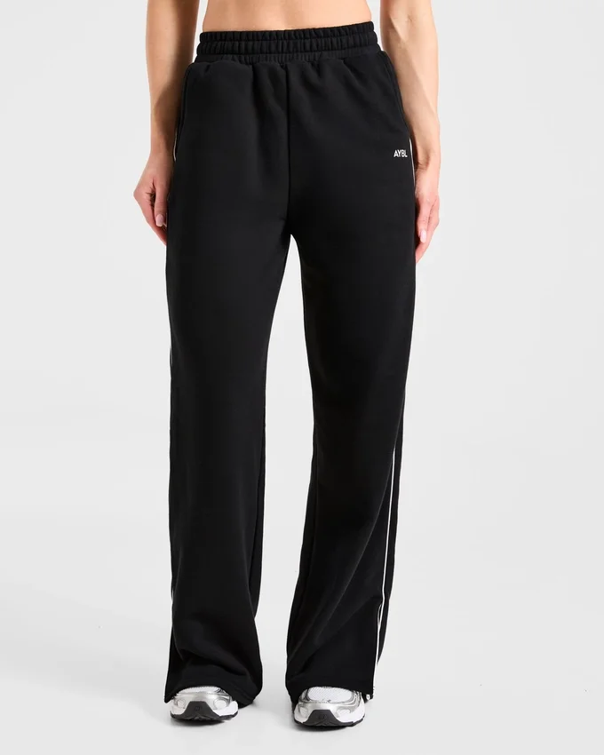 Form joggingbroek met rechte pijpen