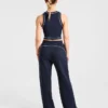 Form joggingbroek met rechte pijpen