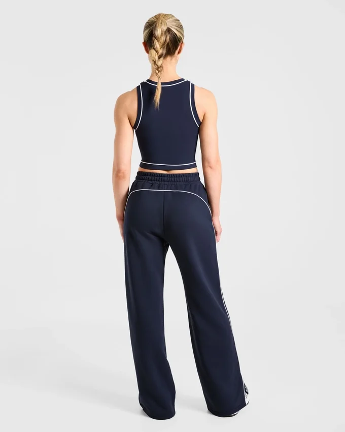 Form joggingbroek met rechte pijpen