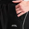Form joggingbroek met rechte pijpen