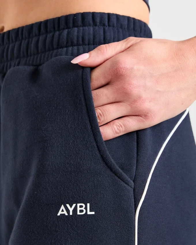 Form joggingbroek met rechte pijpen