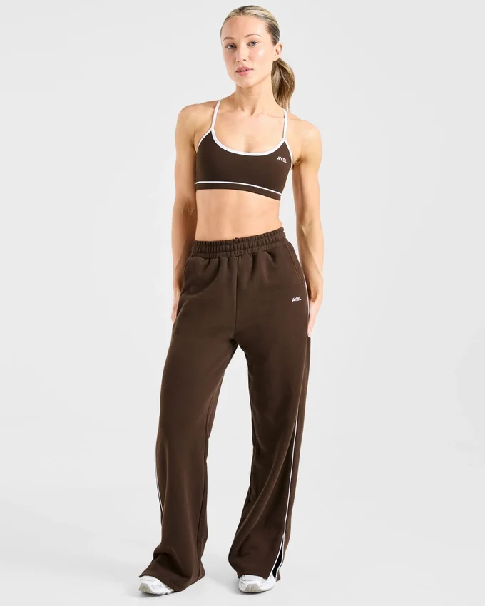 Form joggingbroek met rechte pijpen