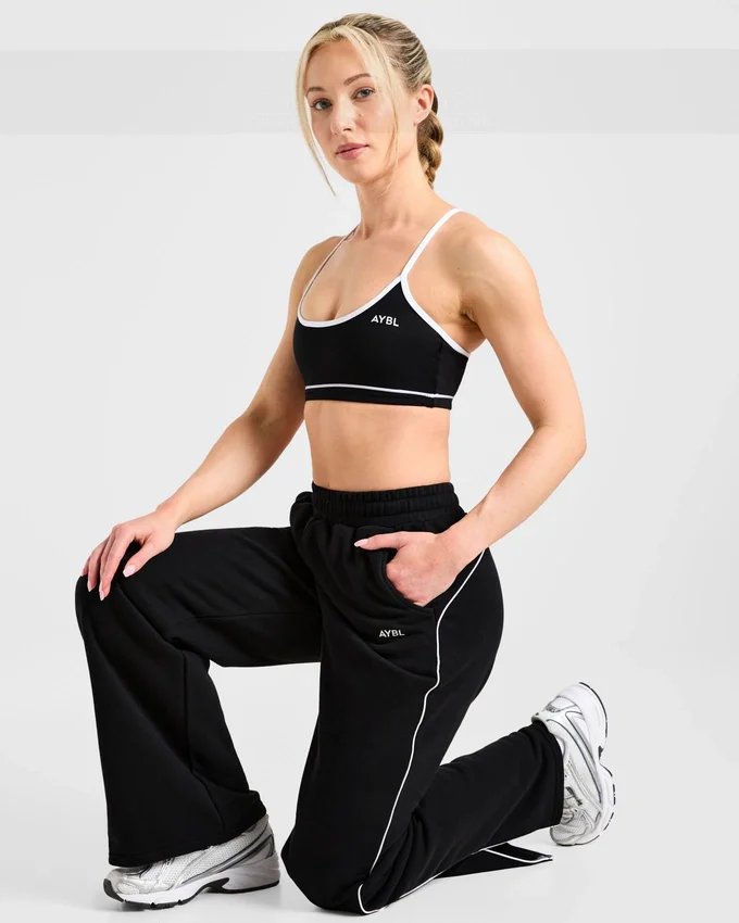 Form joggingbroek met rechte pijpen