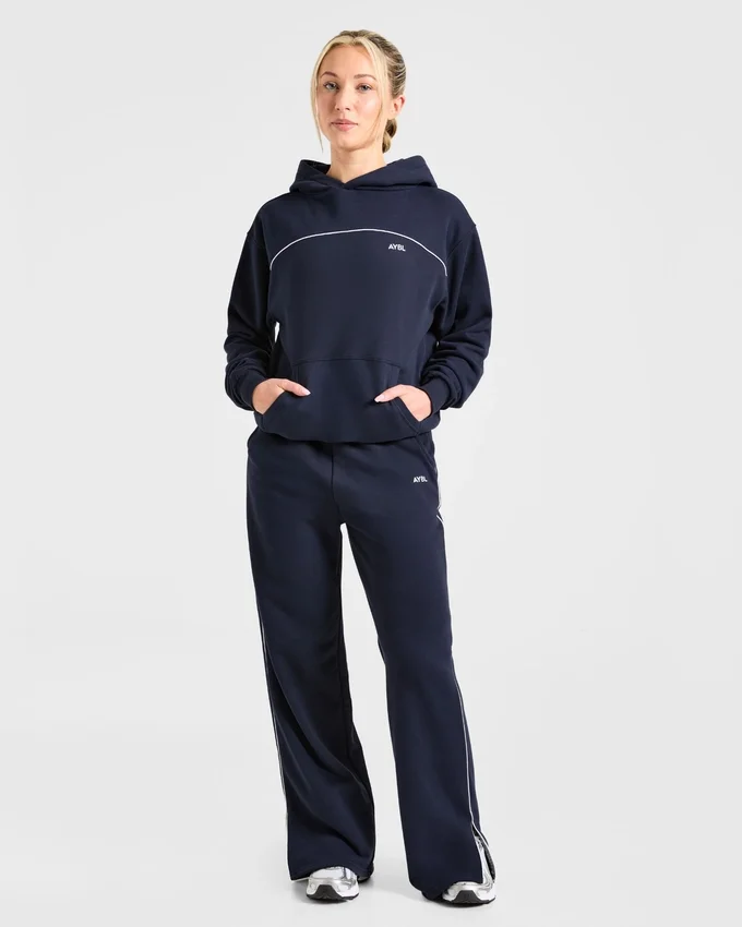 Form joggingbroek met rechte pijpen